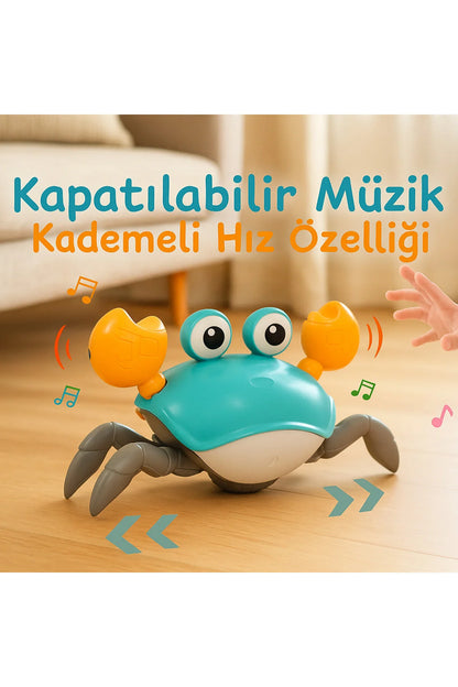 HAREKETLİ ÇILGIN YENGEÇ SENSÖRLÜ MÜZİKLİ