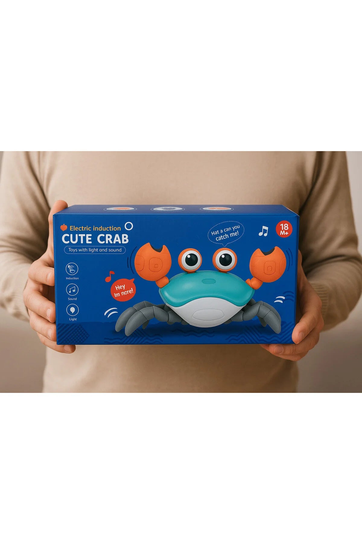 HAREKETLİ ÇILGIN YENGEÇ SENSÖRLÜ MÜZİKLİ