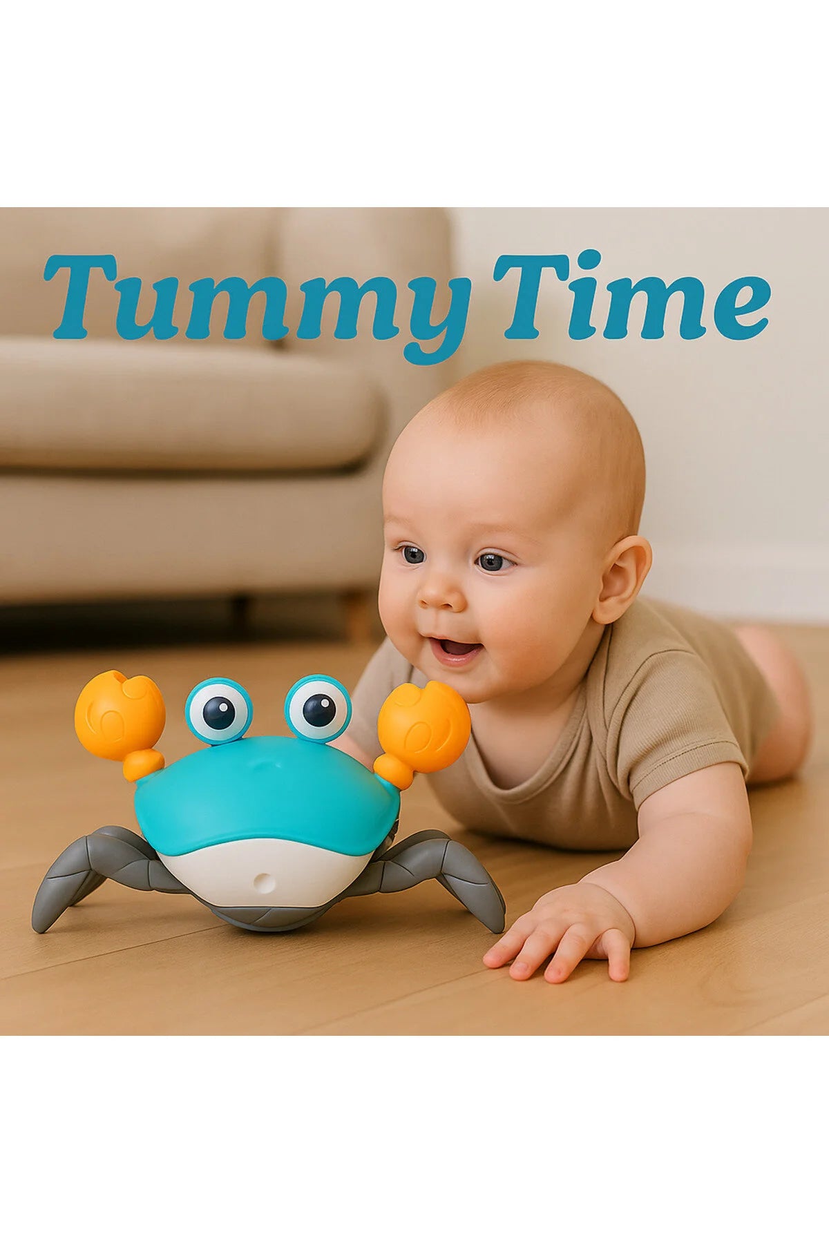 HAREKETLİ ÇILGIN YENGEÇ SENSÖRLÜ MÜZİKLİ